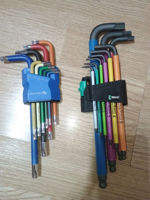 Продам наборы torx hex wera högert