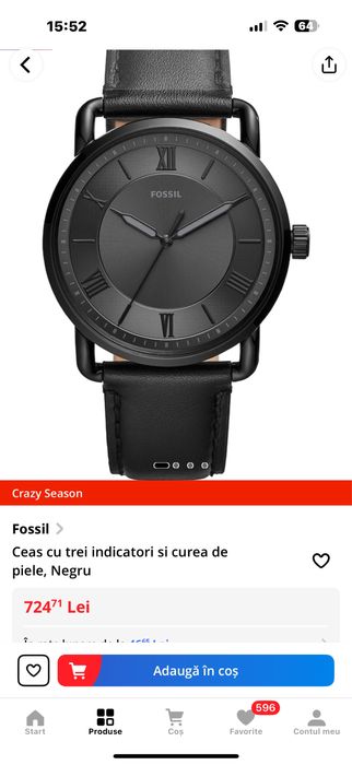 Fossil - Ceas de barbati FS5665 nou, sigilat!