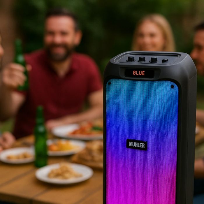 Активна тонколона Muhler MAX881R с два микрофона и дистанционно