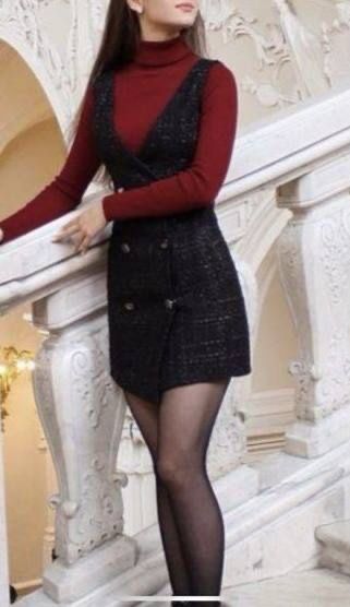 Твидовый сарафан