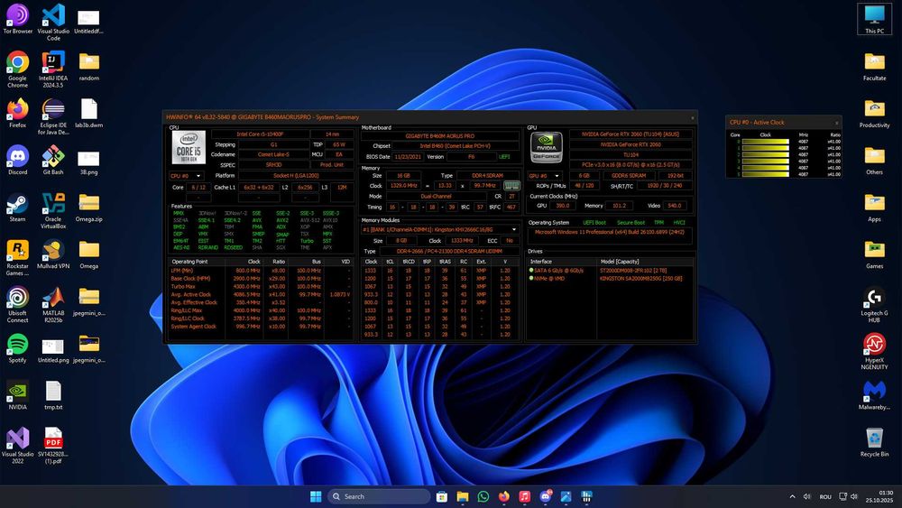 PC Gaming - NVIDIA RTX 2060 | Intel i5-10400F | 16GB RAM | SSD + HDD