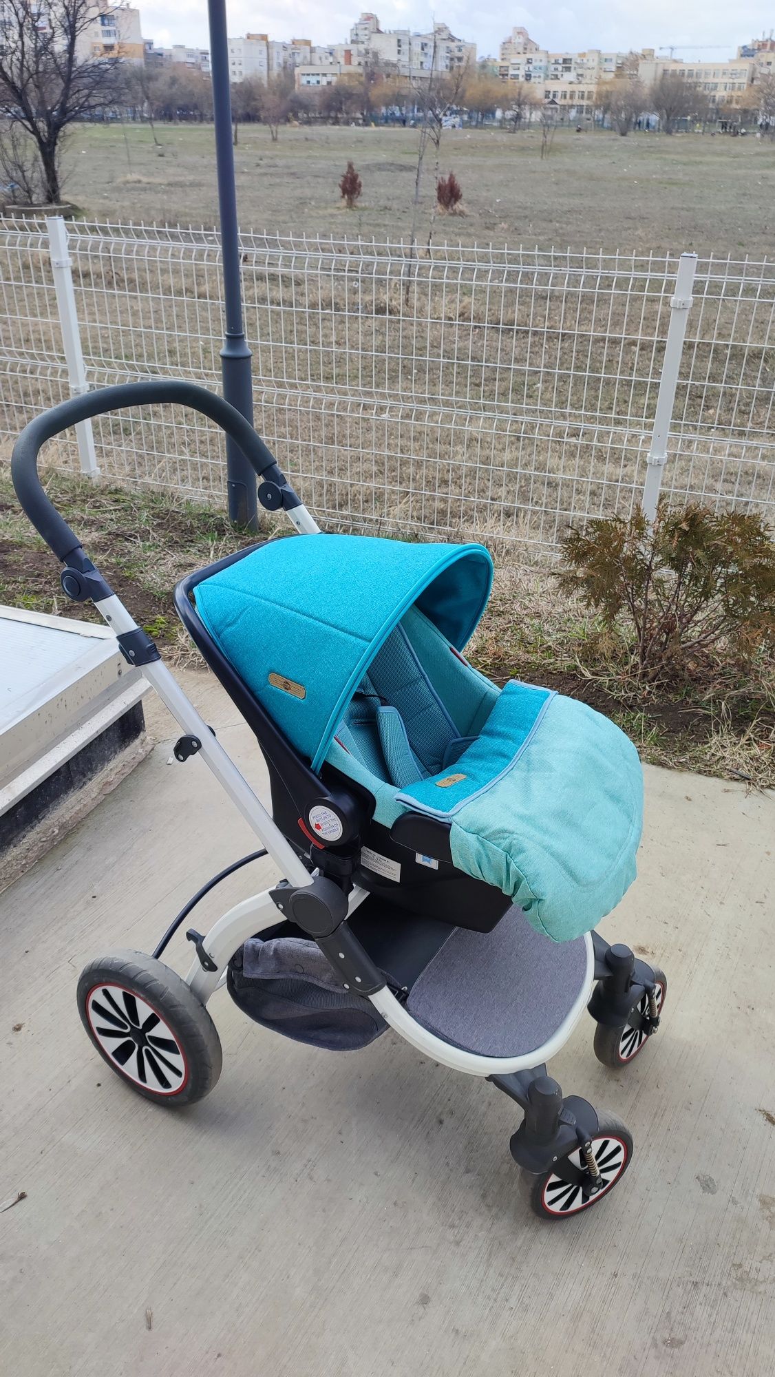 Комбинирана Детска Количка Lorelli Aurora + кош за кола и аксесоари
