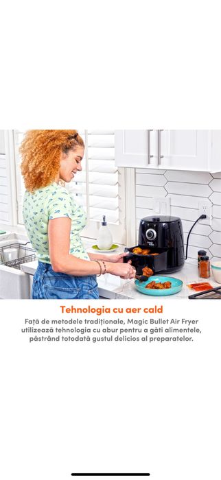 Friteuza cu aer cald Magic bullet air fryer
