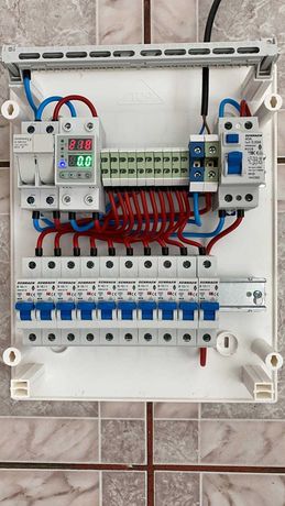 Tablou electric cu 10 circuite (Configurez si execut diferite modele)