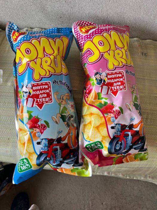 Кукуруз рангли ширинклик болалар учун кизикарли экологик махмулот