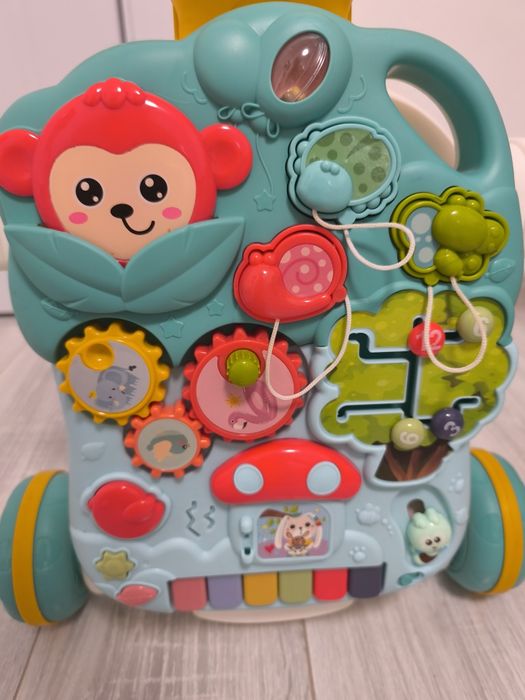 Интерактивна проходилка 3 в 1 с масичка и колело, като нова