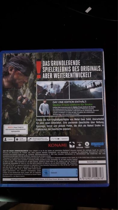Metal gear solid delta PS5