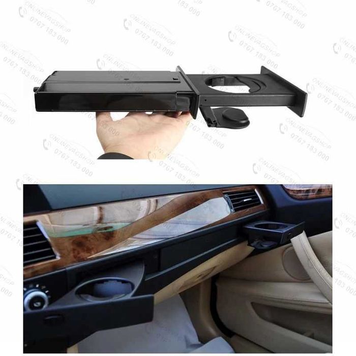 Suport pahare fixare bord BMW seria 5 E60 E61 an fabricatie 2004-2011