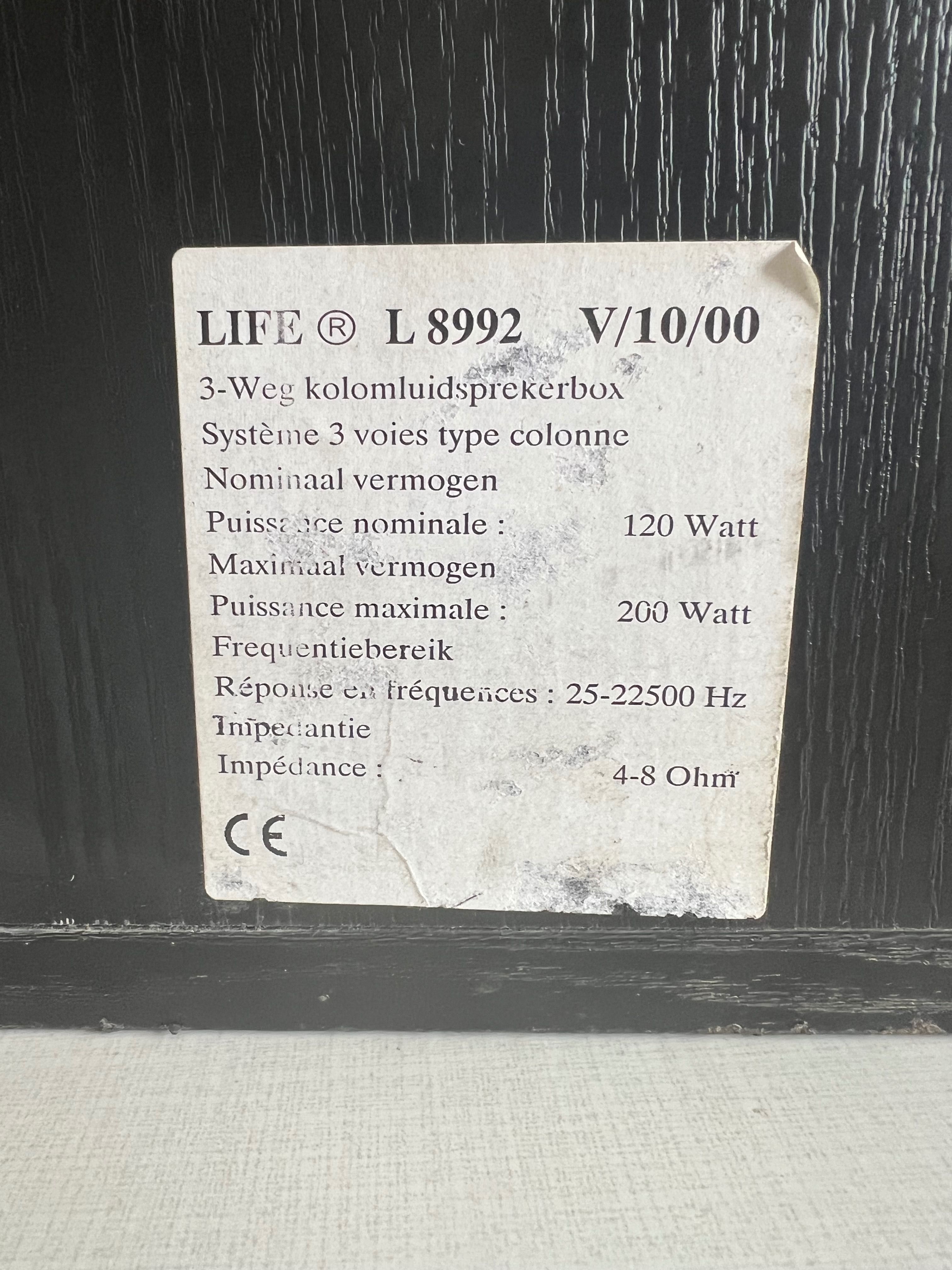 Колони Life -L8992 - 2бр.,200W,трилентови