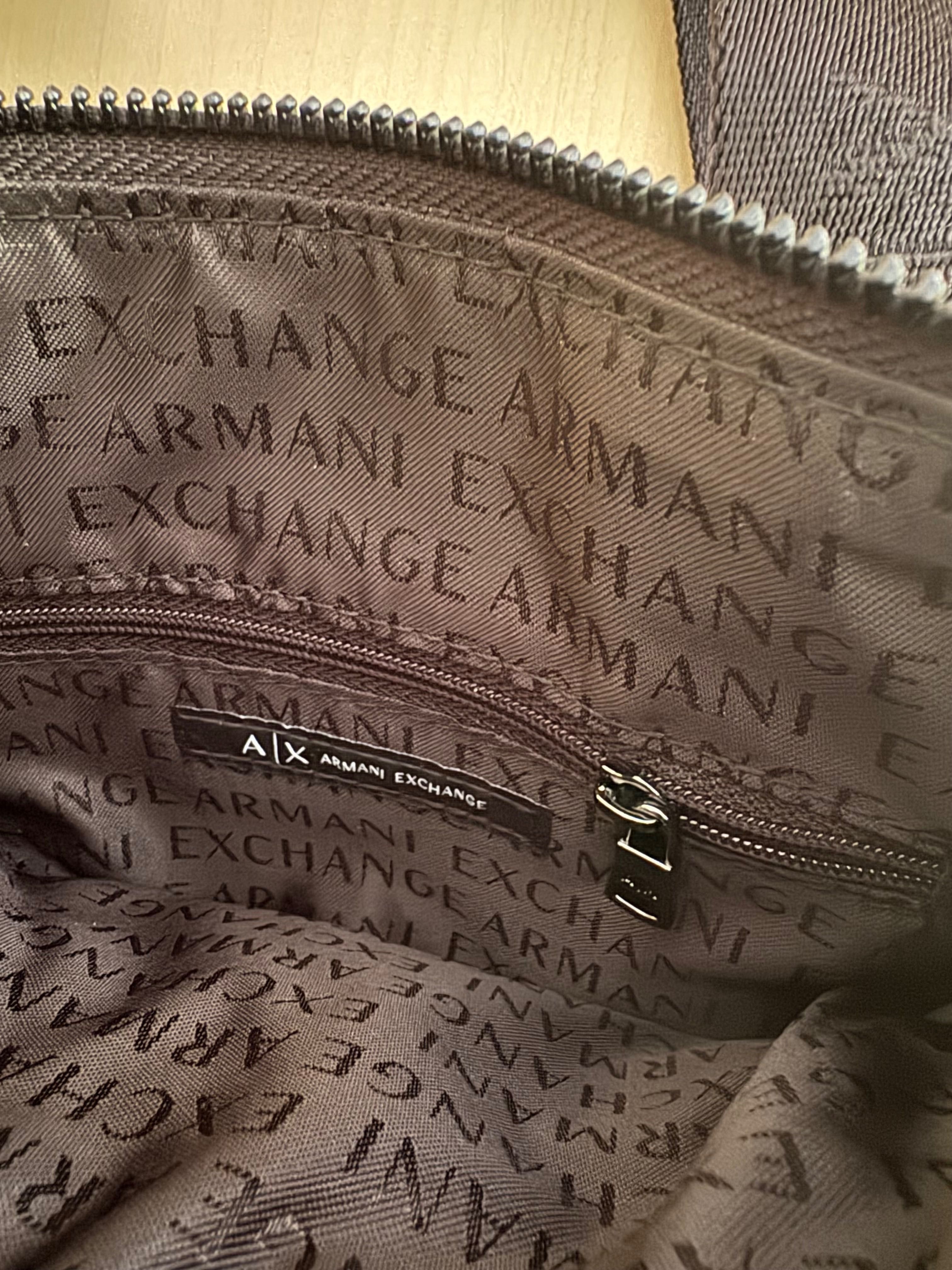 Armani Нова мъжка кожена чанта през рамо