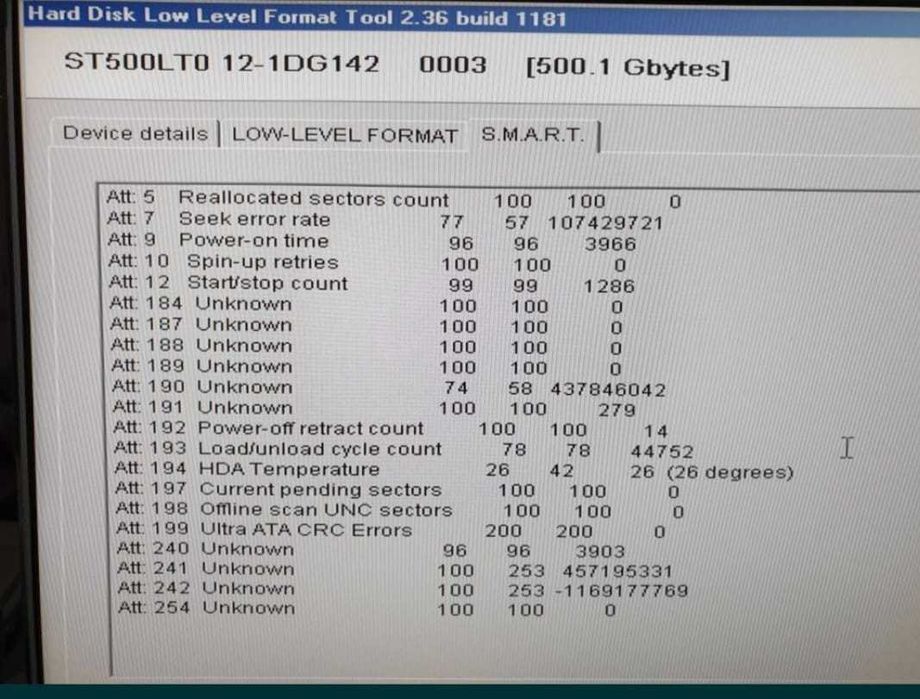 Hard disc laptop Seagate 500GB, 1TB 2,5" fara defecte, 100% functionab