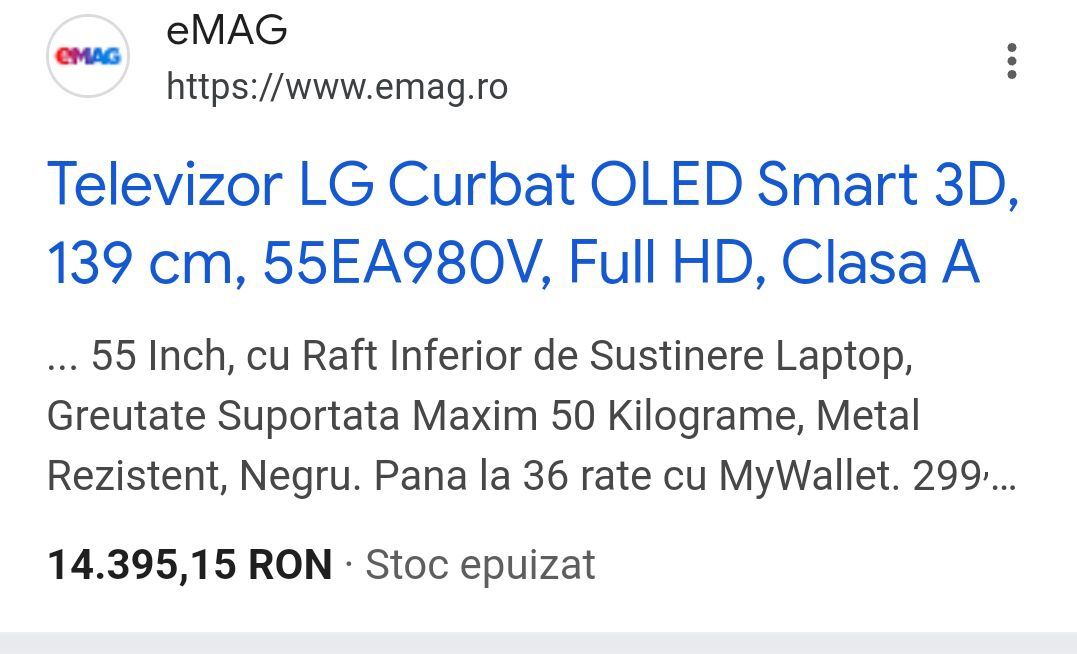 LG OLED 55EA  980w 3D