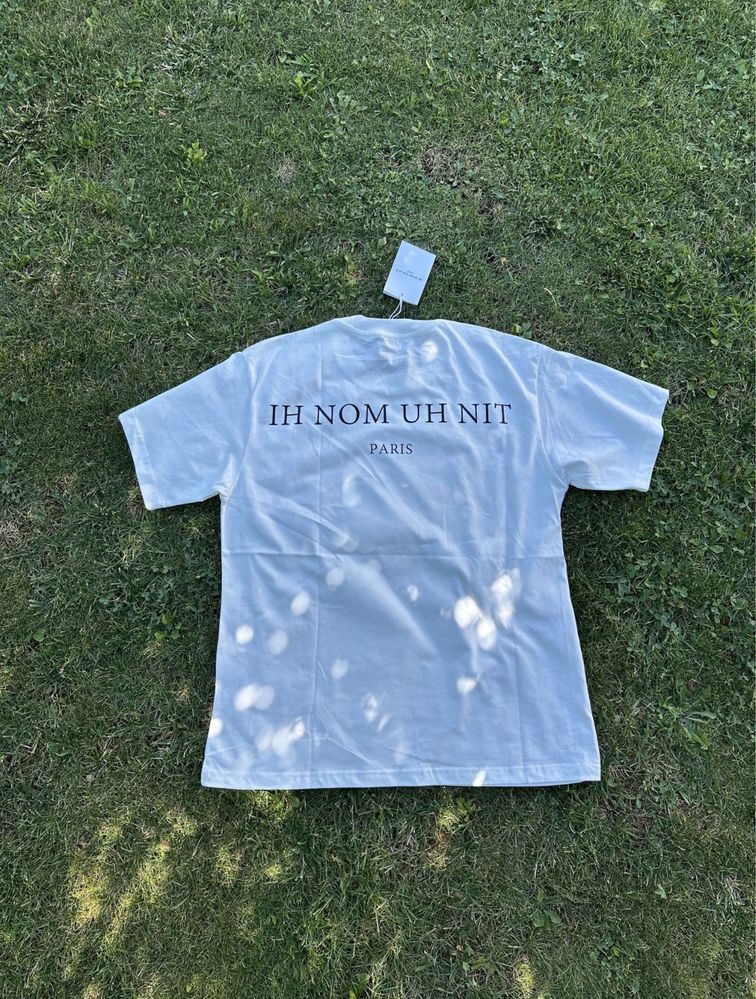 Tricou IH NOM UH NIT / Alb / Negru
