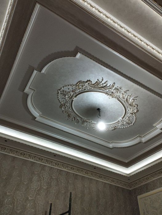 Tiyaga gips  Fasadniy gips Фасад карниз арка