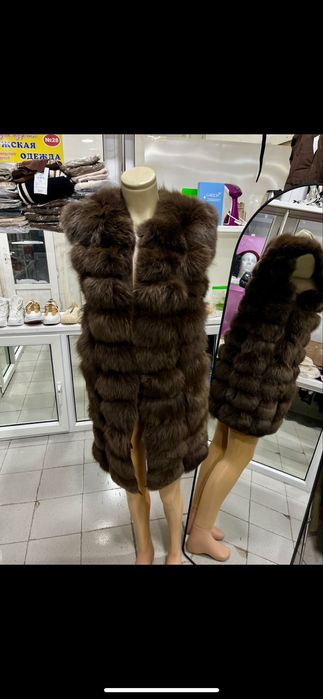 Меховая жилетка актау