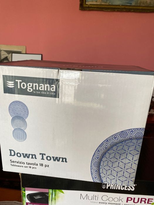 Set nou 18 farfurii Tognana Down Town
