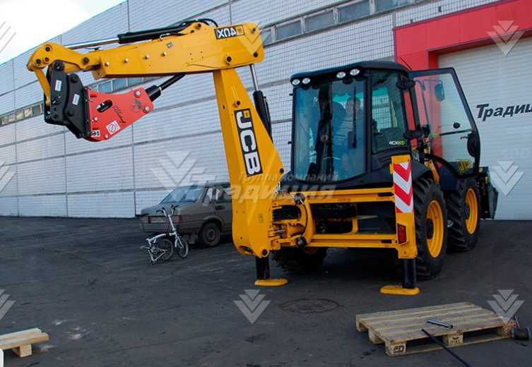 Быстросъём на экскаватор-погрузчик (quick coupler) для JCB 3CX/4CX