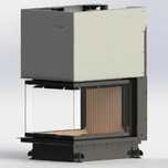 Semineu pe lemne Focar CRYSTAL 3D 50/70 – ECO