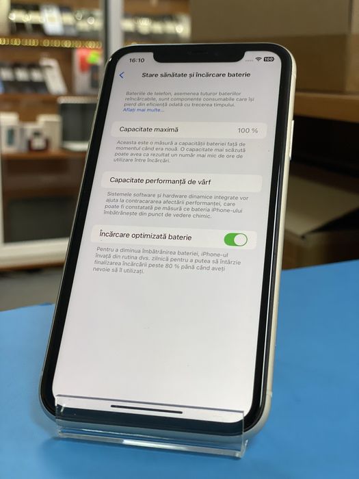 Apple iPhone 11 Alb 128GB, Garantie 12 luni | Lensun