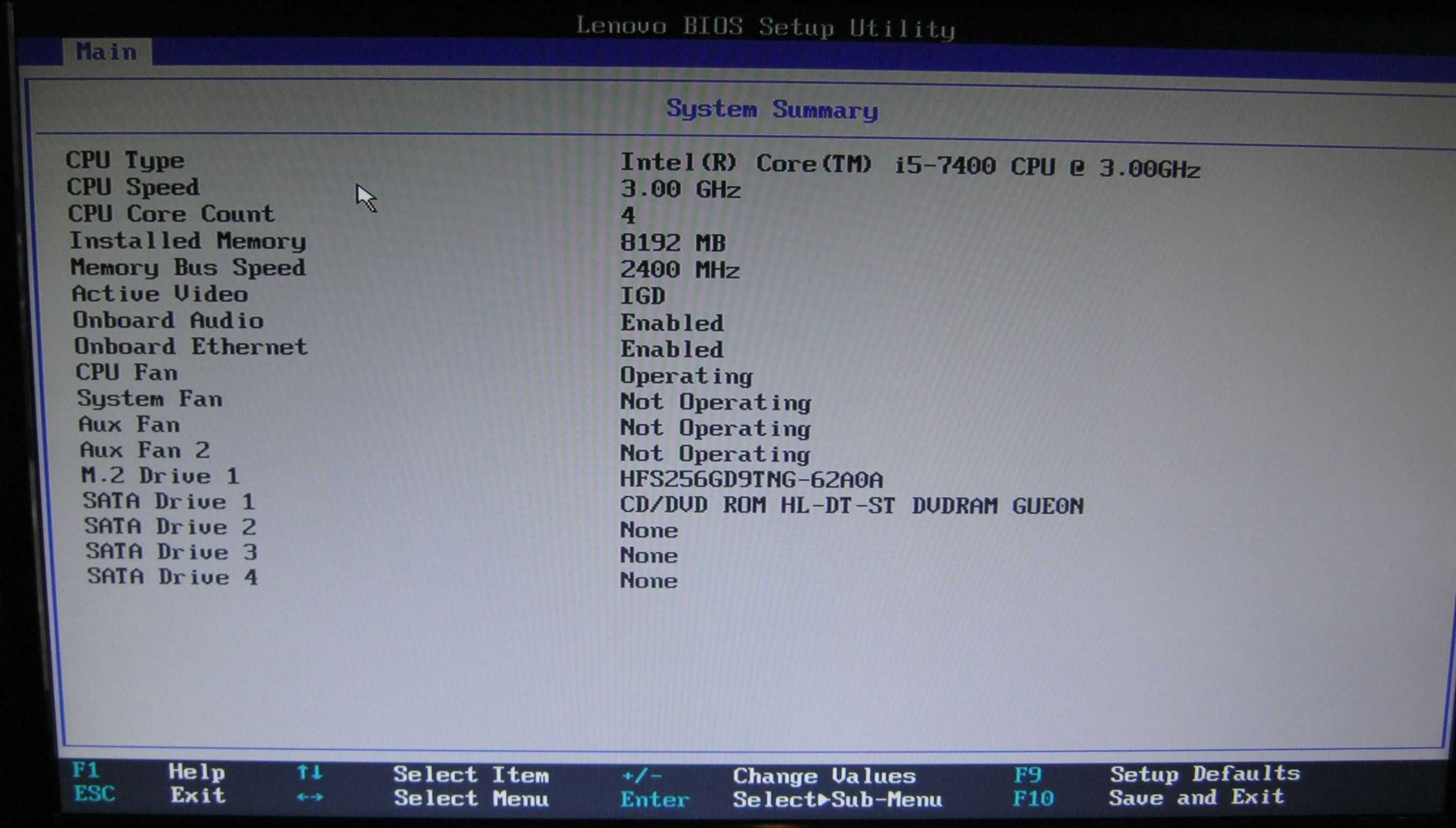 Calculator Lenovo ThinCentre M910S, I5 gen. 7