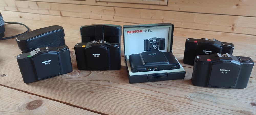 Lot aparate minox 35pl minox 35gt minox 35el sau separat