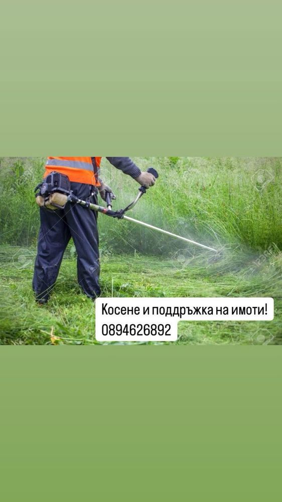 Косене и поддръжка на имоти