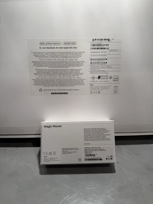 КАТО ЧИСТО НОВ Macbook Air M3 15.3"