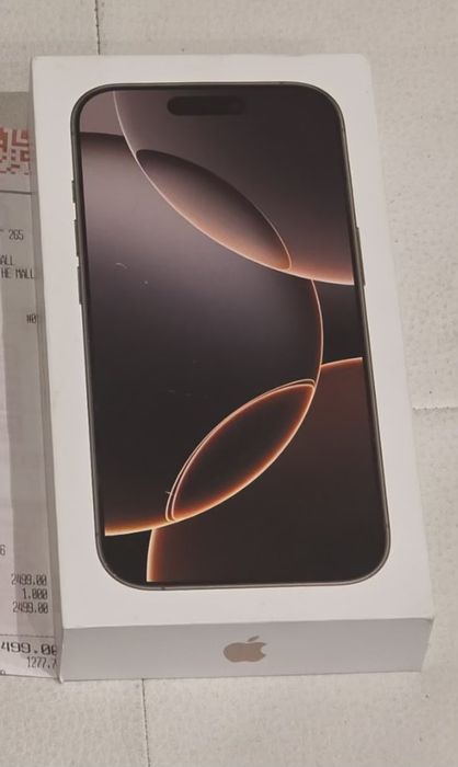 КАТО НОВ Iphone 16 Pro 256 Desert 5G 24м. ГАРАНЦИЯ