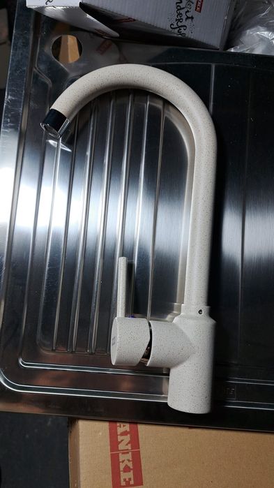 Chiuvetă Franke inox, cu baterie și scurgere ,citiți descrierea