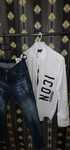 Cămașă DSQUARED2 icon alb