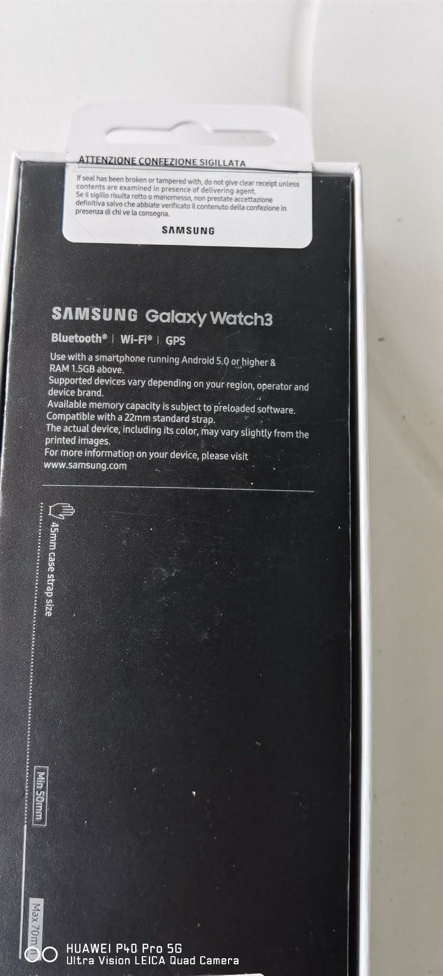 Samsung Galaxy Watch 3 45mm SM 840. Бартер за Apple Watch