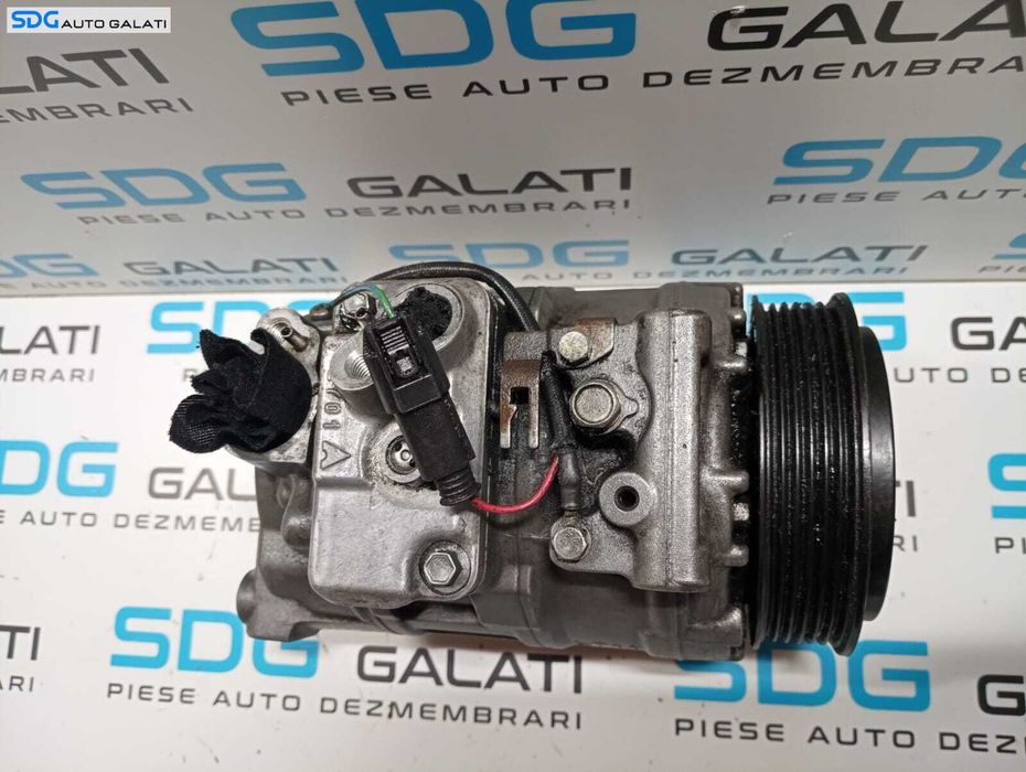 Compresor AC Aer Conditionat Clima Mercedes Clasa E Class W211 E200 E220 2.2 CDI 2001 - 2009 Cod A0012301411 GE447220-9332 [2827]