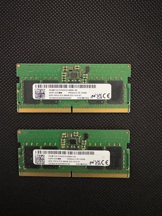 Memorie Laptop 16 GB Dual Channel 4800MHZ DDR5