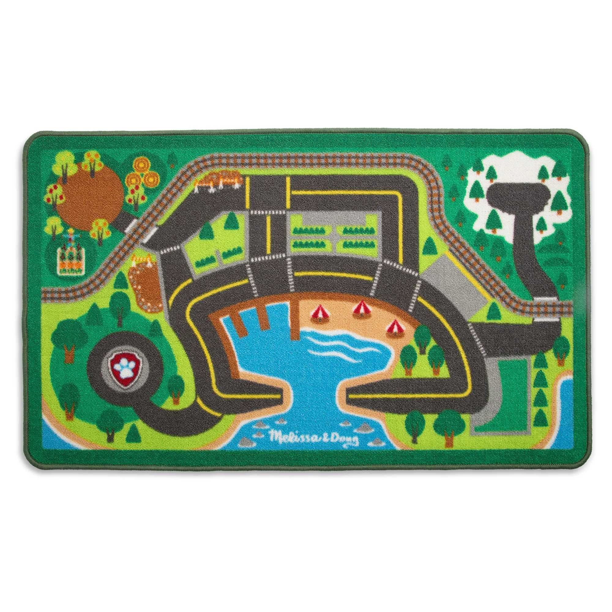 Килимче за игра с дървени фигурки Пес Патрул Melissa & Doug PAW PATROL