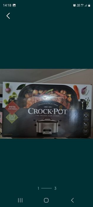 Slowcoocker Crock-pot 5,6 litri
