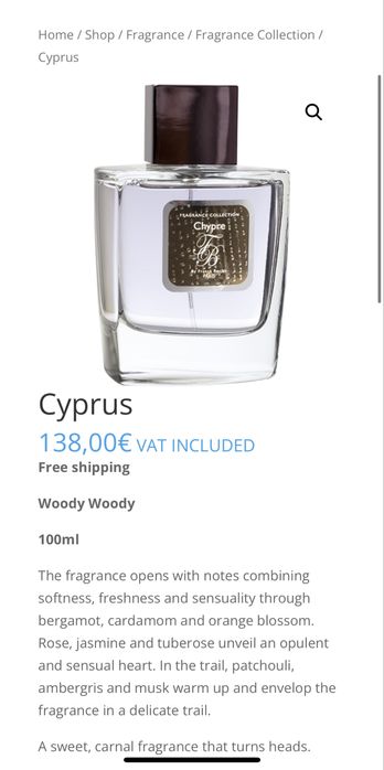 Parfum original Cypre