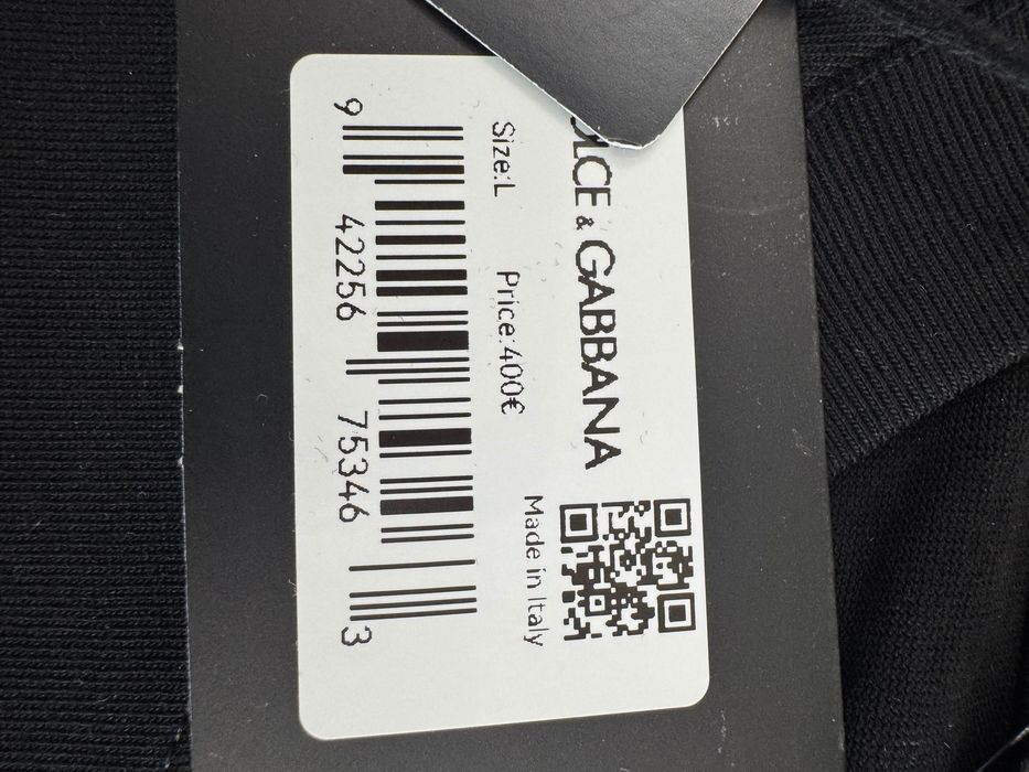 Dolce & Gabbana-Чисто нова автентична мъжка тениска Л размер