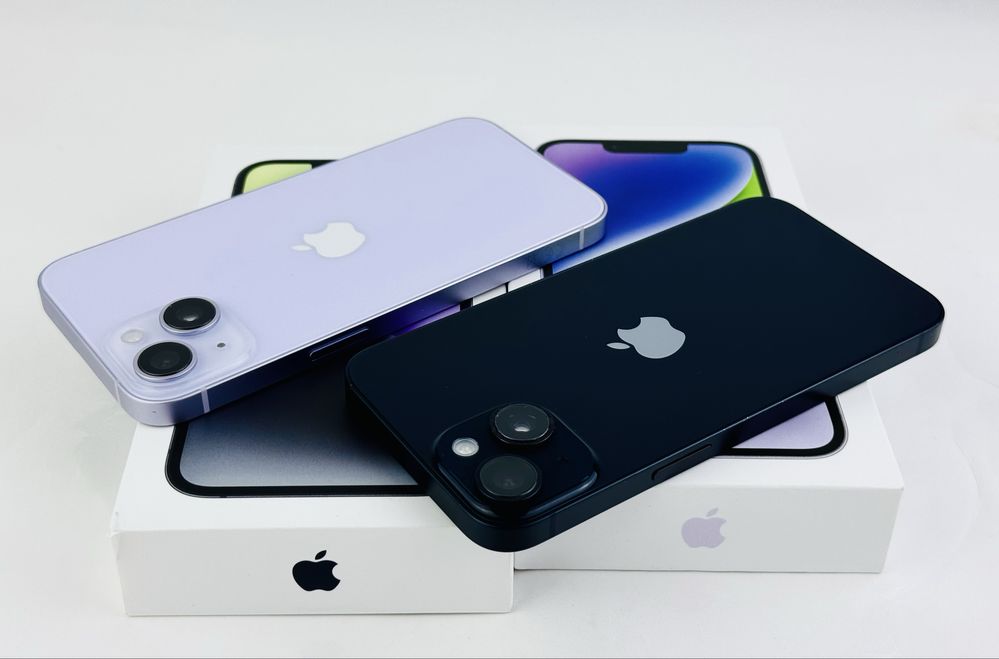 Apple iPhone 14 128GB Purple / Midnight 96% Батерия! Гаранция!