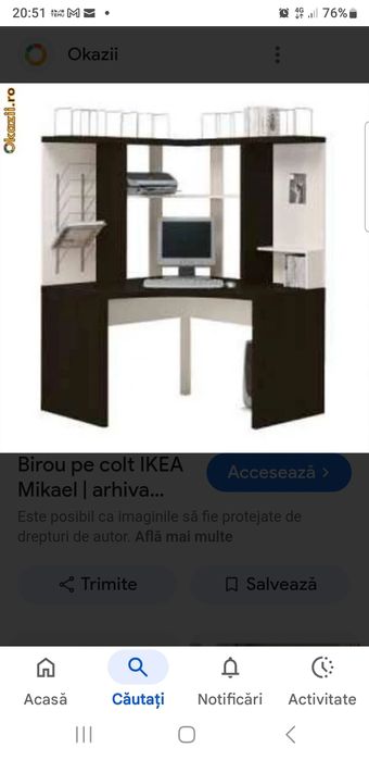 Pat și birou IKEA