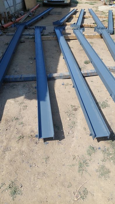 Vând 5ferme metalice la 10m din ipe160 structura 10x20x4