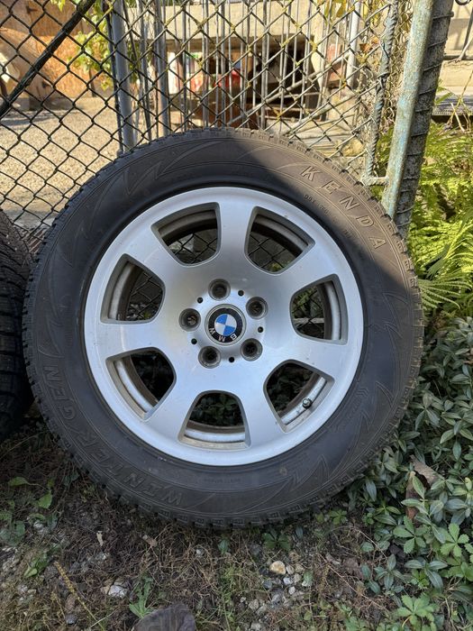 Jante originale Bmw style 134 seria 5 e60 e61 16 inch + cauciuri iarnă