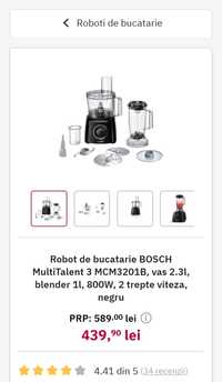 Robot de bucătărie Bosch MultiTalent 3 Sigilat