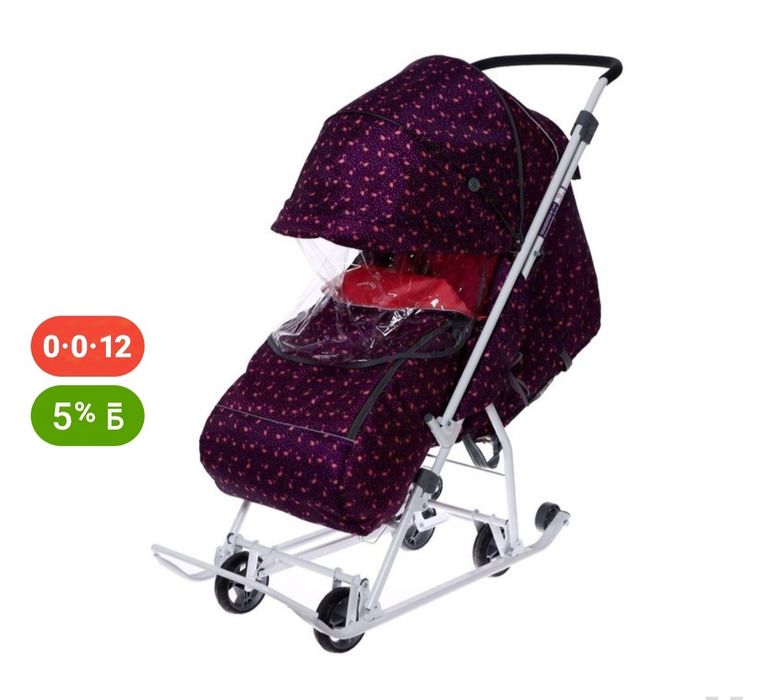 Продам зимние сани -коляска ника