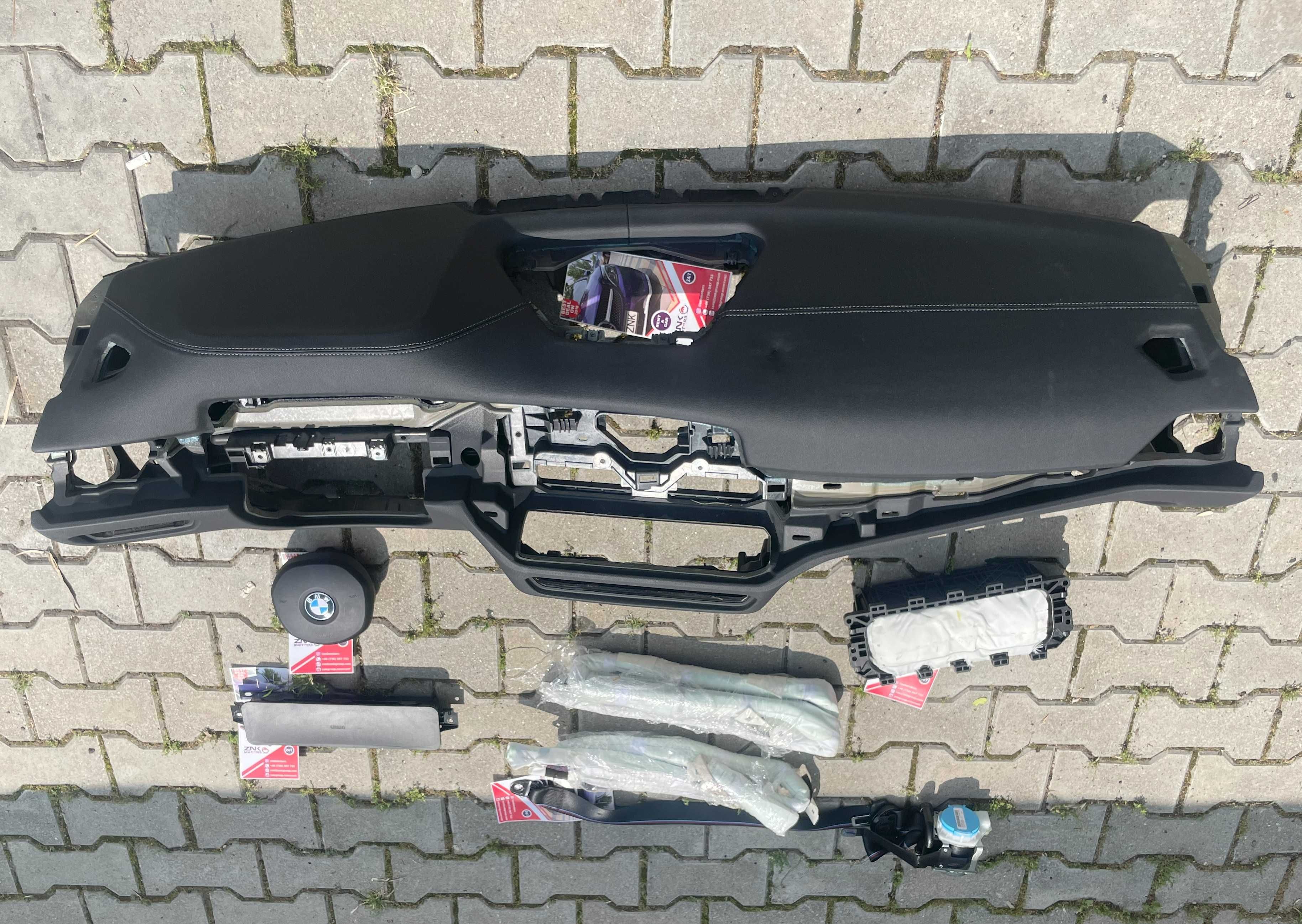 BMW seria 3 4 FACELIFT - plansa de bord - kit airbag - set centuri