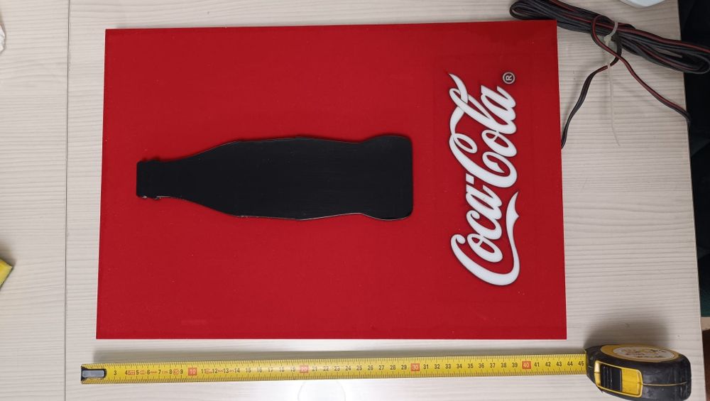 Vând logo uri coca cola luminate