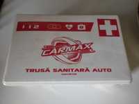 Trusa sanitara auto prim ajutor CARMAX.