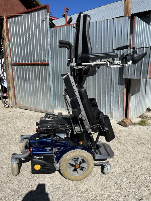 Cărucior electric handicap Permobil C500  cu verticalizare