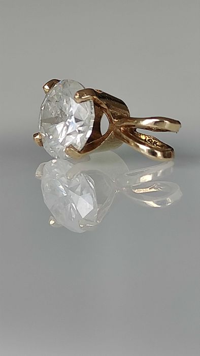 Pandativ aur 14k cu diamant 0.70ct