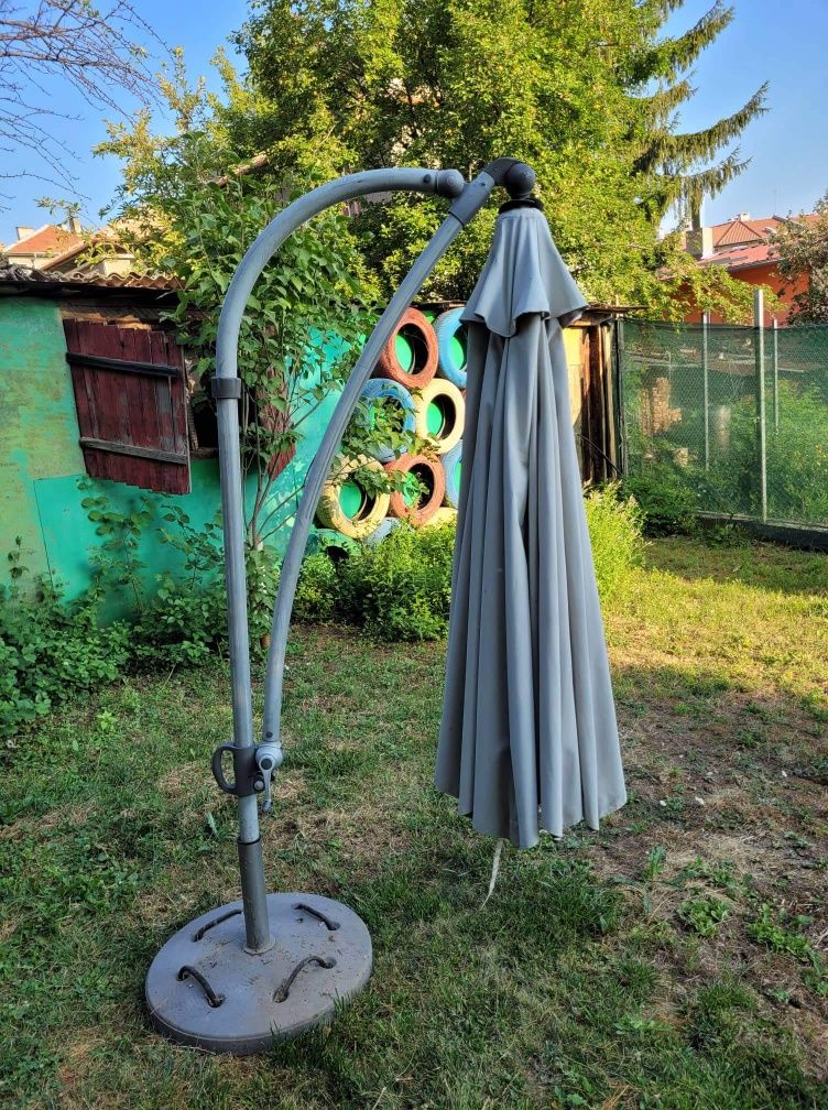 Градински чадър, тип камбана (лале)