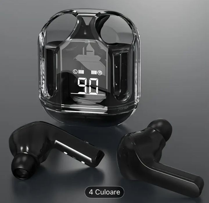 Casti Audio Wireless Bluetooth PRO NEGRU